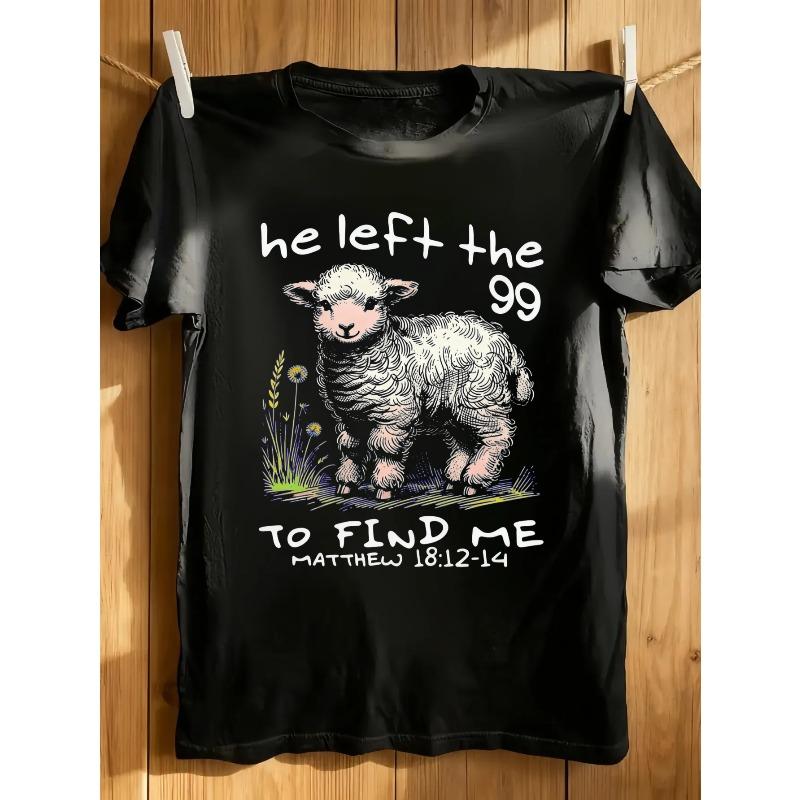 European Size He Departed with That Humorous Christian T-Shirt for Both Men And S чёрный