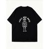 White Oversized T Shirt With Nutcracker And Yall Are Nuts Print For Casual Wear