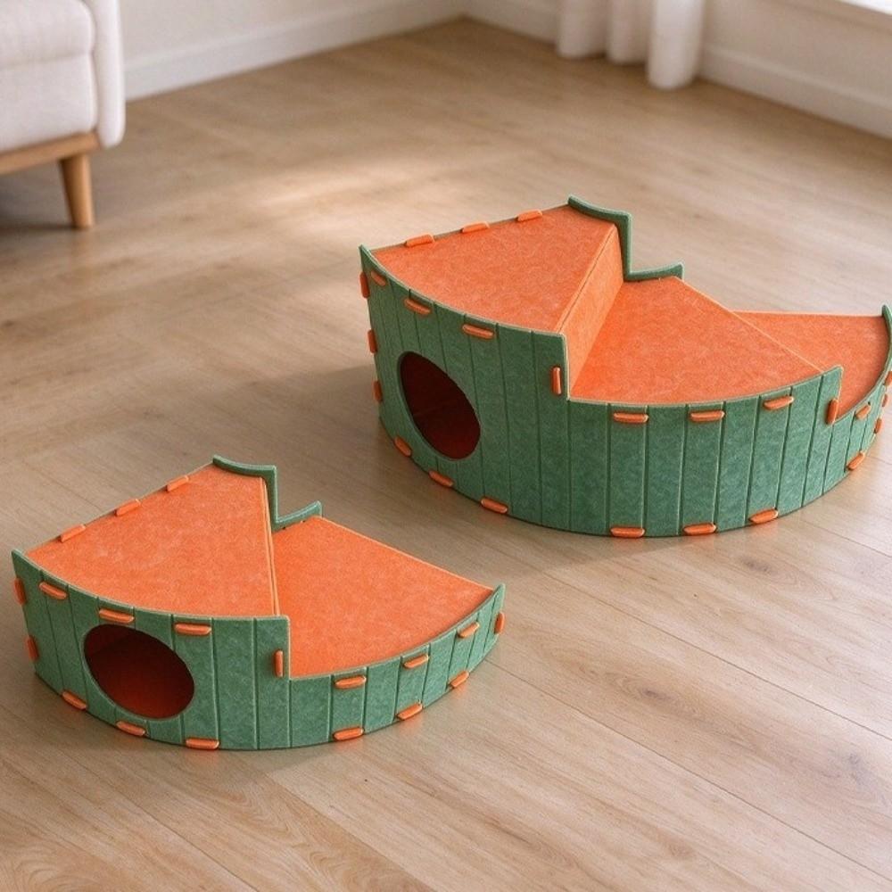 Soft Felt Short-Legged Pet Steps Anti-Slip Wear Resistant Pet Couch Ramp Stable Removable Dog Secure Stairs Ramps Sofa