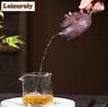 161ml Boutique Yixing Purple Clay Teapots Handmade Pomegranate Pot Raw Ore Dragon Blood Sand Mud Kettle Zisha Tea Set Collection