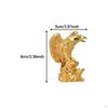 Eagle Statue Animal Figure Resin Sculpture Creative Ornament for Home Office Bookshelf Living Room