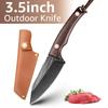 Handmade Forged Knife 4inch High Carbon Steel Mongolia Paring Knife Boning Knifes  Meat Cleaver Butcher Knife Chef Knife