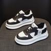 Leather Surface Thick Sole Inner Height Increase White Shoes Women's 2025 New Versatile Sports Leisure Fashion Classic Student Board Shoes