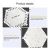 Hexagonal Hexagon Wet Film Comb Paint Coating Width Measuring Instruments  Color Paint