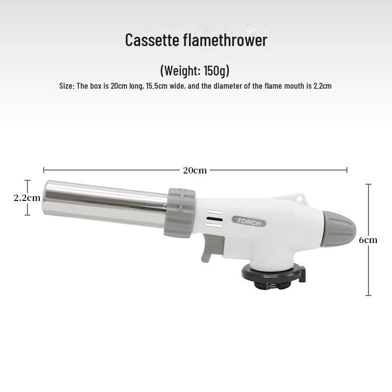 

Портативная газовая паяльная лампа для использования вне помещений — огнемет, инструмент для сварки, выпечки и зажигания