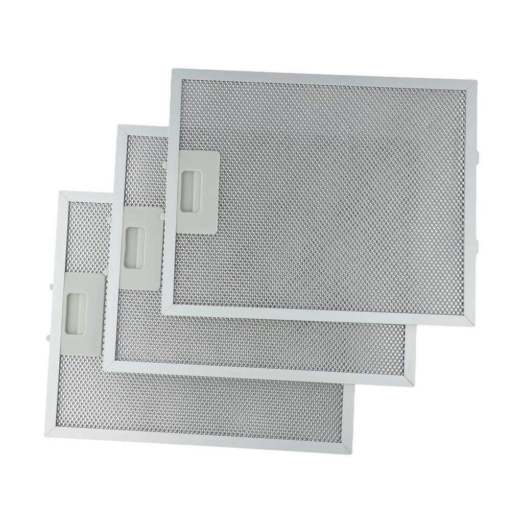 Praktisk sølv avtrekksviftefilter 310x250x9mm Spesialdekorasjon Robust bruk Praktisk Enkel å rengjøre Varig