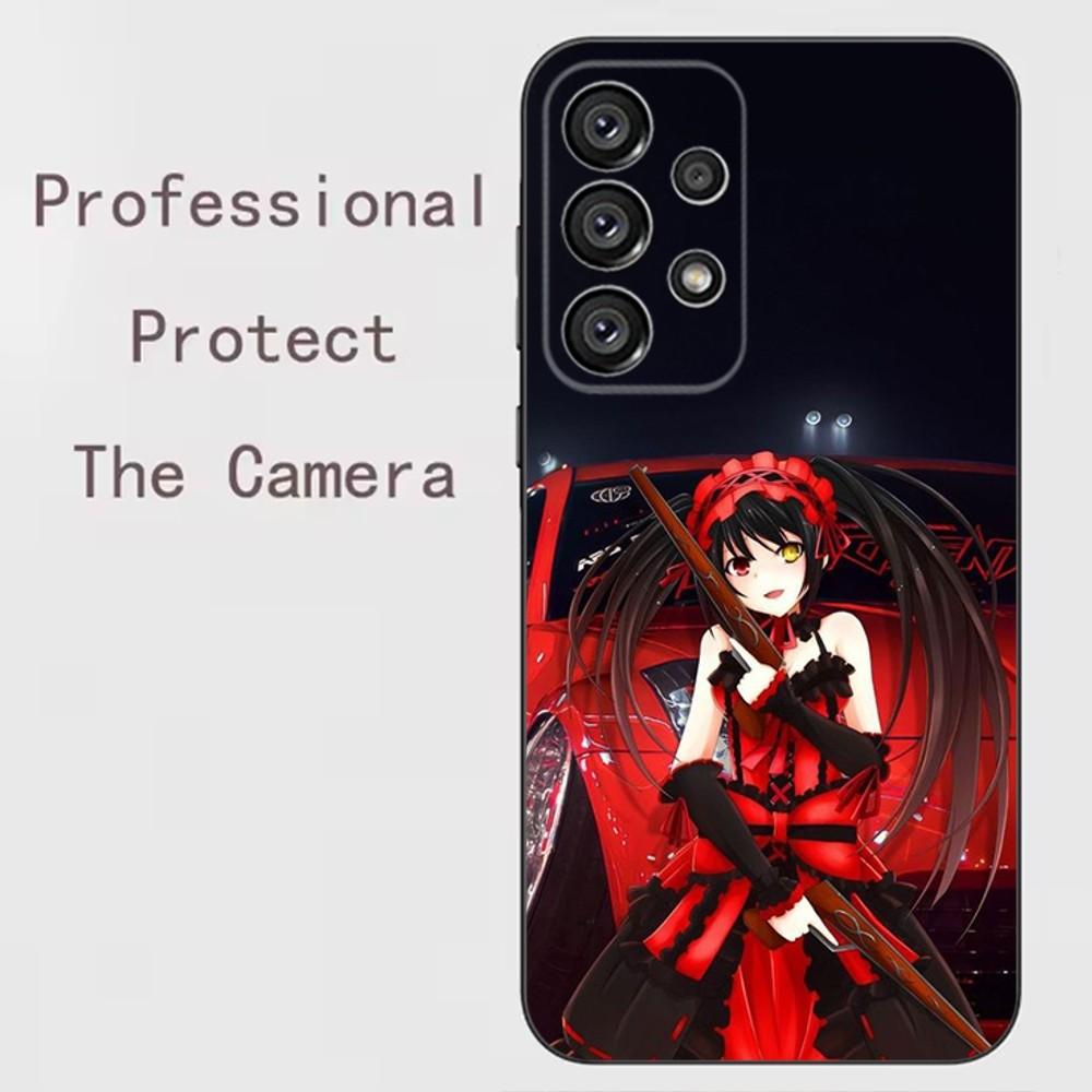 Tokisaki Kurumi Date a Live Phone Case For Samsung Galaxy A13,A21s,A22,A31,A32,A52,A53,A71,A80,A91 Soft Black Shell