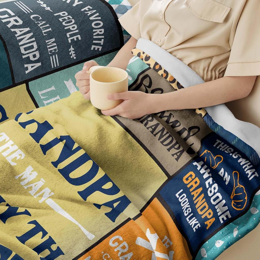 Gifts for Dad Blanket Birthday Gifts for Dad Dad Gifts from Daughter Gifts for Dad Who Wants Nothing Throw Blankets 60"x50"