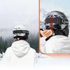 Kask narciarski snowboardowy z nausznikami rozmiar L - czarny