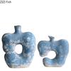 Hollowed Out Apple Ceramic Vase Creative Retro Plant Pot Table Decoration Flowers Arrangement Floral Vases Room Aesthetic Decor