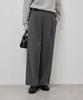 ROPE PICNIC Jersey Gray Size S Wide-leg Pants, (07),
