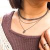 July Hawaiian Jewelry Necklace, Scroll, Coin, and Wave Design, 2-Way, Men's and Women's, Hypoallergenic, Surgical Stainless Steel, Gift, Instagrammabl