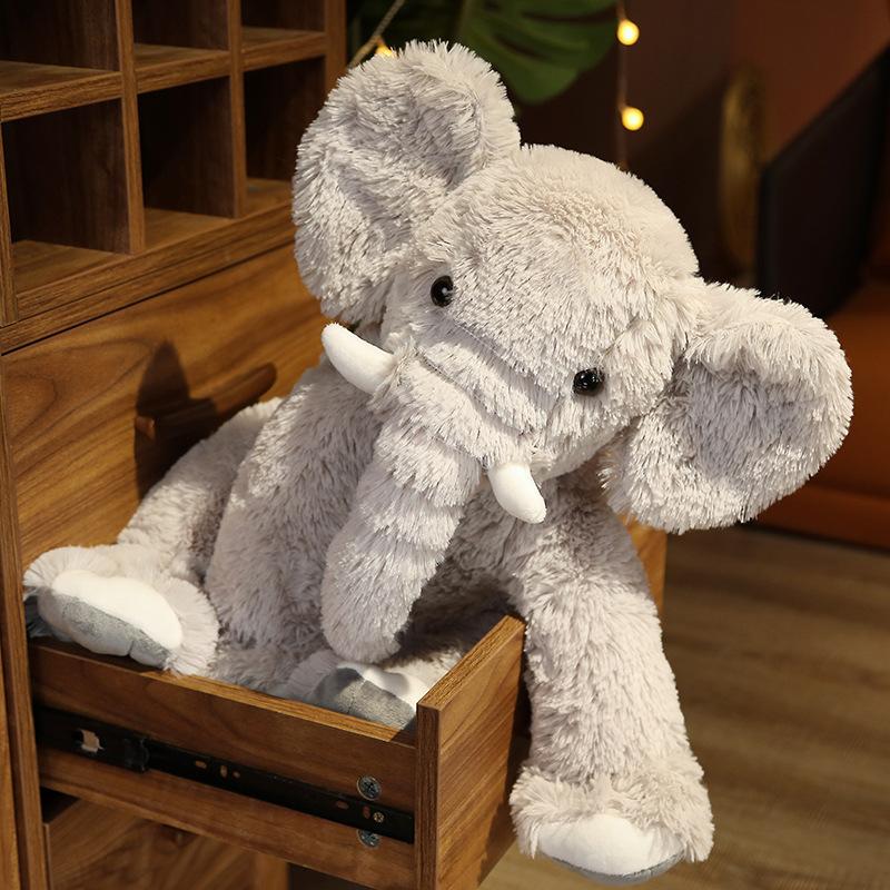 Cartoon Elefant Puppe Baby Elefant Beruhigendes Plüschtier Kissen Schlafpuppe Jungen und Mädchen Geschenke Heiß