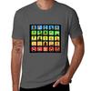 Lawful Good Chaotic Evil Original Character Template TShirt Dry Fit Running Short Sleeve Top