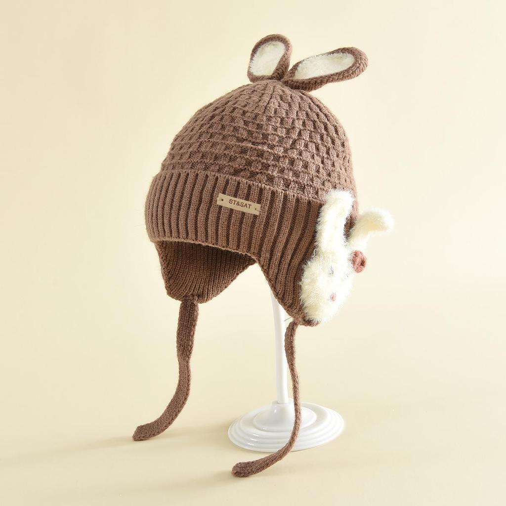 Children's Cute Ear Knit Hat - Warm, Windproof & Versatile Wool Hat