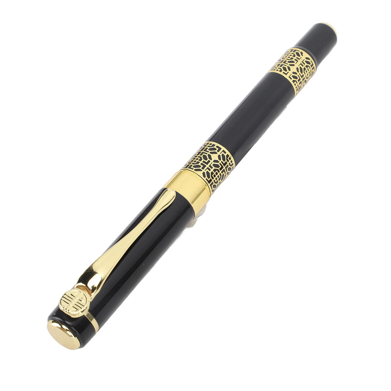 

Многоразовая перьевая ручка для каллиграфии, чернильная ручка с 3 шт. картриджей с черными чернилами для письма, для офиса