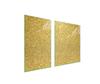 PIANO COTTURA E TAGLIERE IN VETRO 100x52 ORO