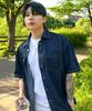 MINDBRIDGE Linen-Like Denim Oversized Daily Short Sleeve Shirt - 3 Colors