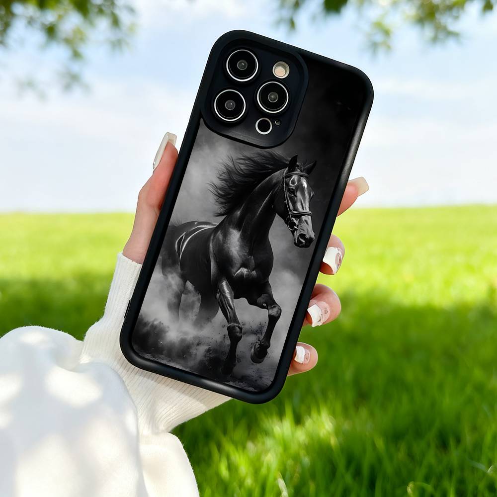 Horse TPU Phone Case For IPhone 17 16 15 14 13 12 11 Pro Plus Max Protection Cover