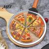 Leichtes Pizza-Netz aus Aluminiumlegierung, Antihaft-Backblech, leicht zu reinigendes Grillblech, runder Crisper für den Ofen, Heimküche, Restaurant, tragbar