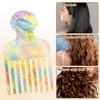 Fine-Tooth Comb Colorful, Hair Pick Comb Supplies, Exquisite Pink Hair Picks for Women Styling Tools Supplies for Women Suitable for Both Straight &