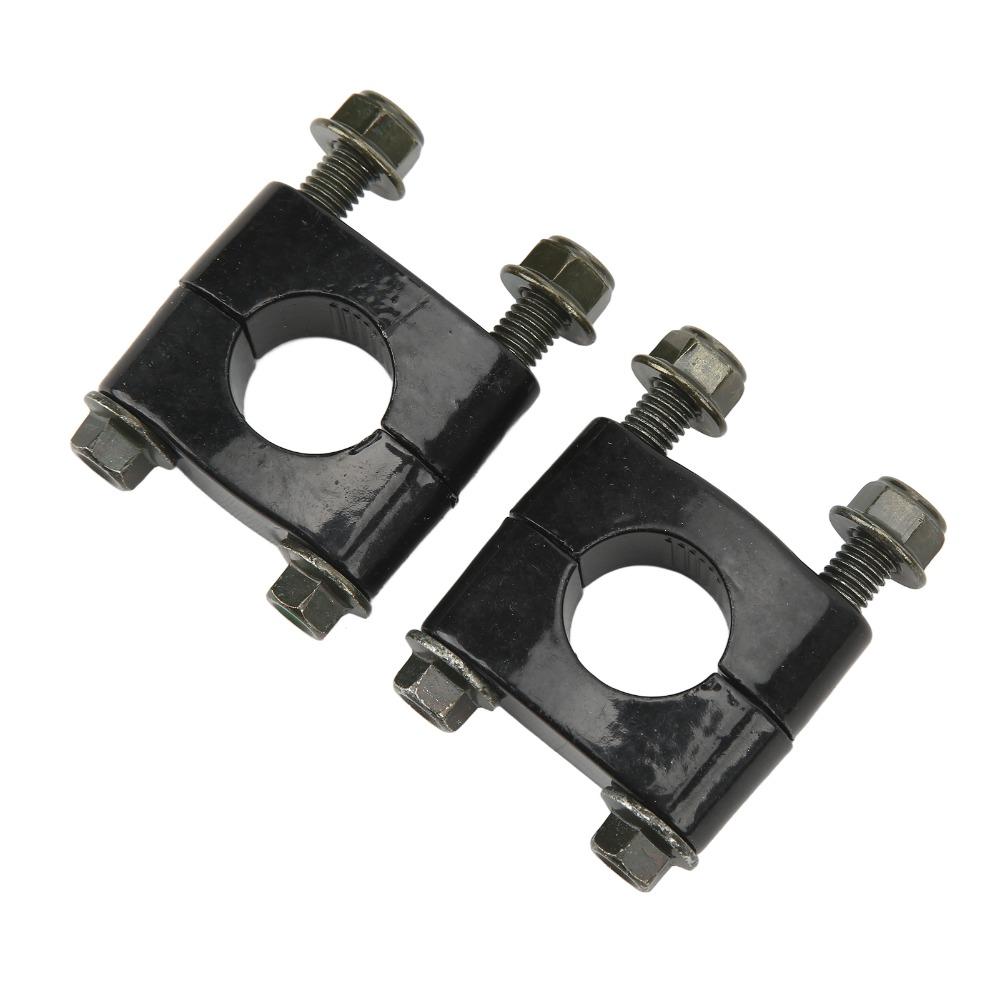 2pcs Single Hole Handlebar Mount Bracket 22mm Diameter Universal Handlebar Risers  For Dirt Bike