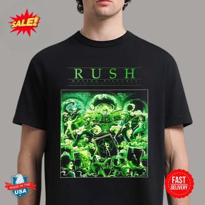 Koszulka Unisex z okazji 40. rocznicy albumu Rush Band Moving Pictures