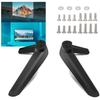 Secure TV Base Stand ABS Metal Pedestal Feet For Stability Preventing Tipping With Simple Setups