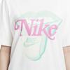 Nike Sportswear Essentials Graphic Print Comfortable Versatile Crew Neck Short Sleeve T-Shirt Women Tops Sail HM4594-133