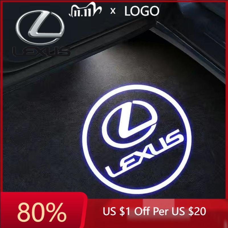 2026 Hot Interior Stickers Led HD Car Door Welcome Light Projector Lamps For Lexus RX ES GX LS LX IS GS RC UX Series ES200 ES250