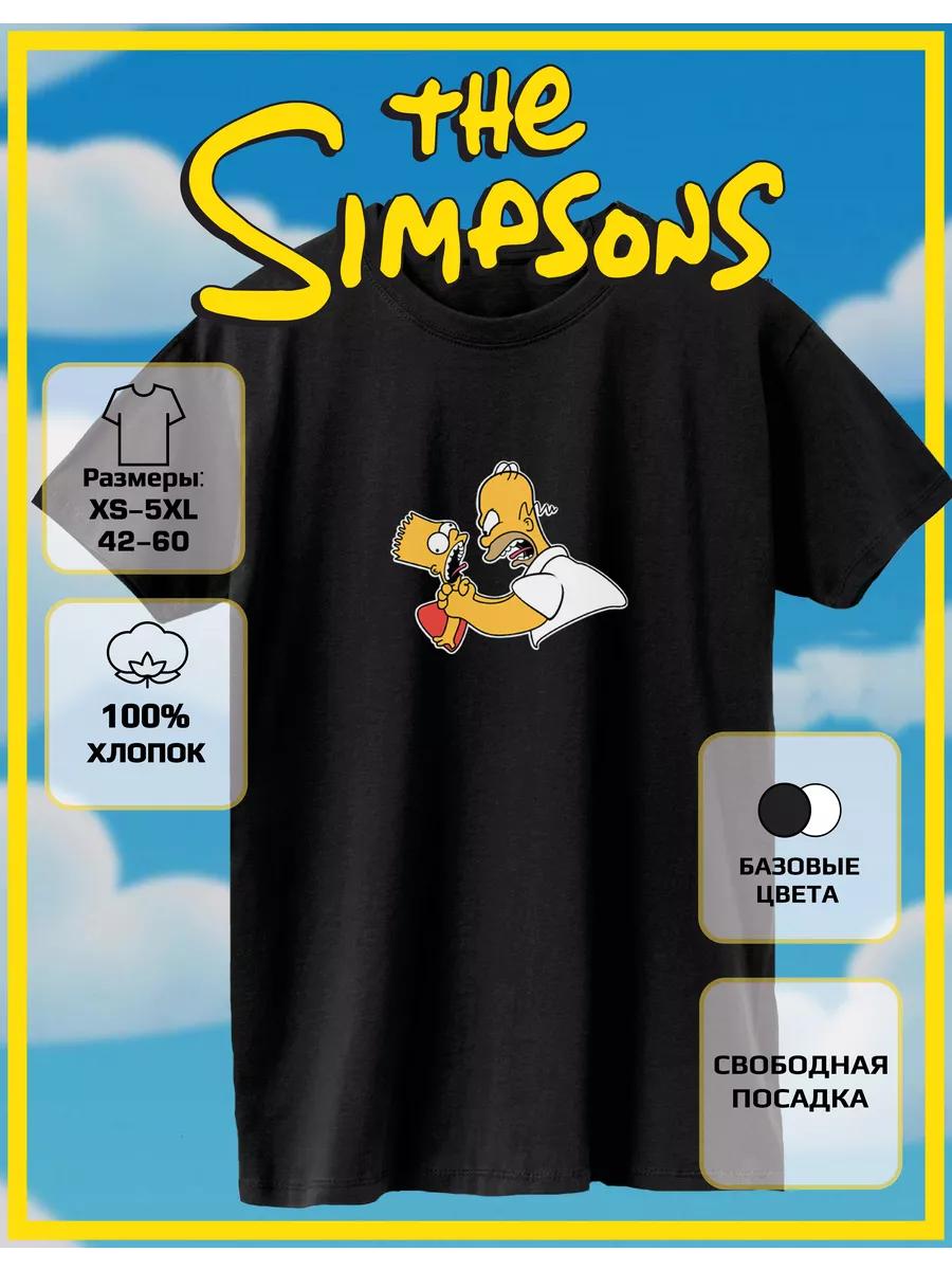 T-shirt with Simpsons print 4XL