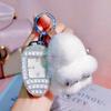 GAC Trumpchi Shadow Leopard Car Key Case with Diamond Inlay for Women's 23 Model M8 Legend, 2nd Gen GS8 Shadow Cool Bag Buckle.