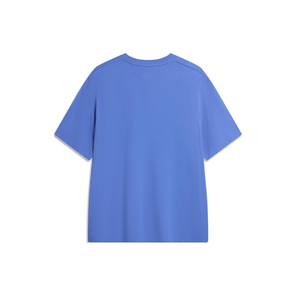 Li Ning Sports Life Collection T Shirt Men's Rainbow Blue AHSU301-6