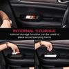 Storage Functional Armrest Car Door PU Leather Arm Rest Cushion Elbow Support Arm Heightening Pad Auto Interior Organizer