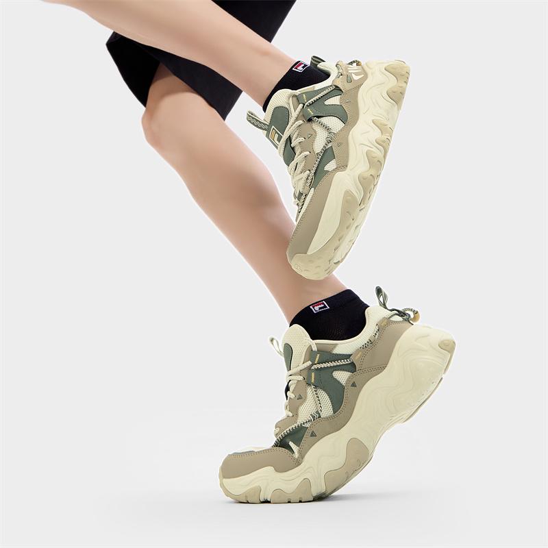 FILA Fluid 5 Cat Paw 5 Fashion Trendy Personality Sports Versatile Comfortable Retro Low-Top Lifestyle Casual Shoes Men sneaker F12M432101FWT