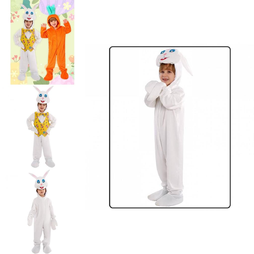Easter Bunny Cosplay Costume For Kids With Soft Polyester Fabric For Stage Performance