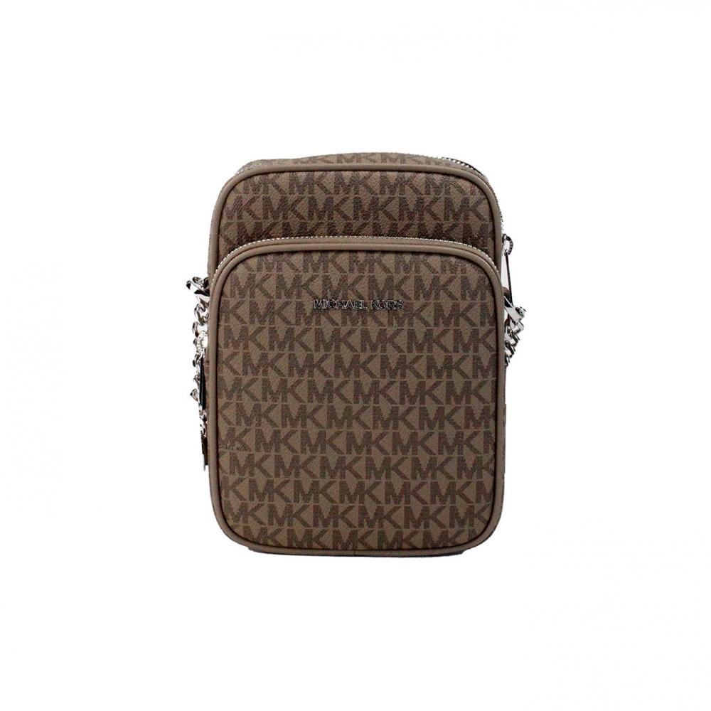 

Michael Kors Jet Set Dusk ПВХ F Кожаная сумка через плечо с цепочкой North South Мульти