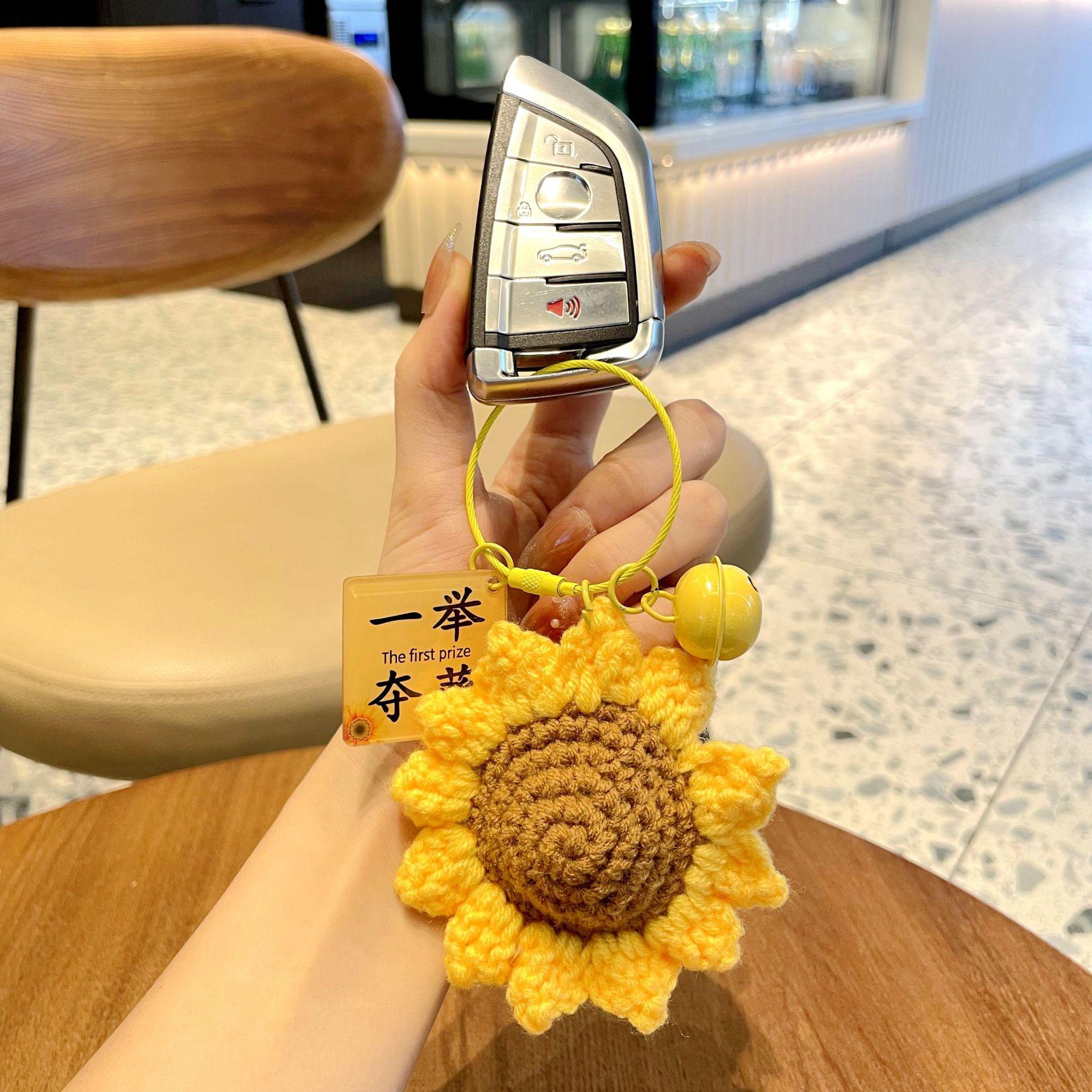 High School Entrance Examination, College Entrance Examination Thread Crocheted Keychain Won The Top Spot In One Fell Swoop, Student Schoolbag