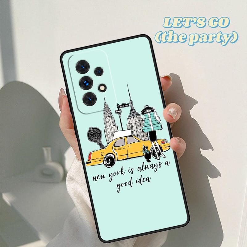 New York City phone case For Samsung Galaxy A42 A31 A40 A51 A71 A32 A80 A91 A52 A72 A73 A20e A21S A50 A70 A11 A12 Cover
