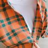Boys Long Sleeve Plaid Shirt for Spring Autumn Korean Casual Top