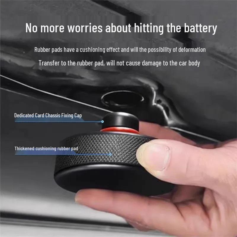 Almofada de Macaco de Borracha para Tesla Model 3/Y/X/S - Amortecedor de Absorção de Choque para Todas as Séries