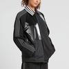 Adidas Originals X Alexander Wang Collab Striped Long Sleeve Logo Track Jacket Men Outerwear Black BP6689