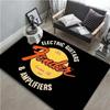 Fender Guitar Carpet for Living Room Decoration Large Area Comfortable Resistant To Dirt Non-slip Rug Flannel Bedroom Floor Mat