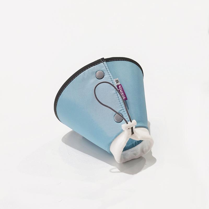Soft Foldable Pet Recovery Collar Adjustable Anti-Lick Elizabethan Cone for Cats Dogs