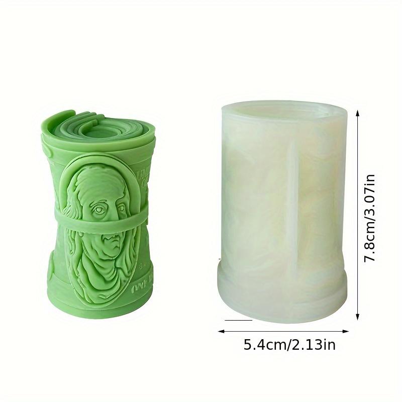 Candle Dollar Silicone Mold Handmade Plaster Resin Decoration Mold Dollar Soap Candle Making Supplies