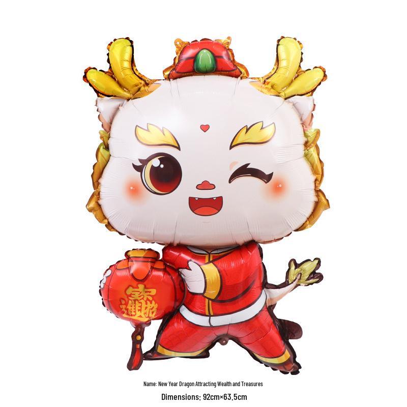 2024 Dragon Baby Balloons for New Year Celebration