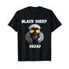 Black Sheep Squad T Shirt Outcast In Family Vintage Washed Stylish Graphic Slightly Designer Clothes Unisex Comfortable