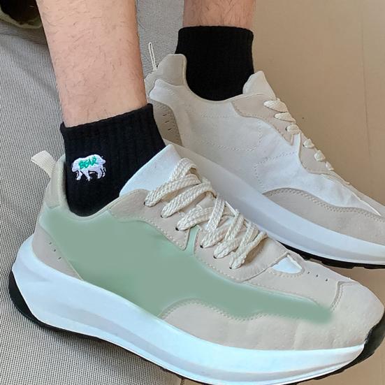 1 Pair Men Cotton Ankle Socks Low-tube No Odor Solid Color Embroidery High Elasticity Anti-slip Sweat-absorption Anti-shrink Sports Four Season Socks