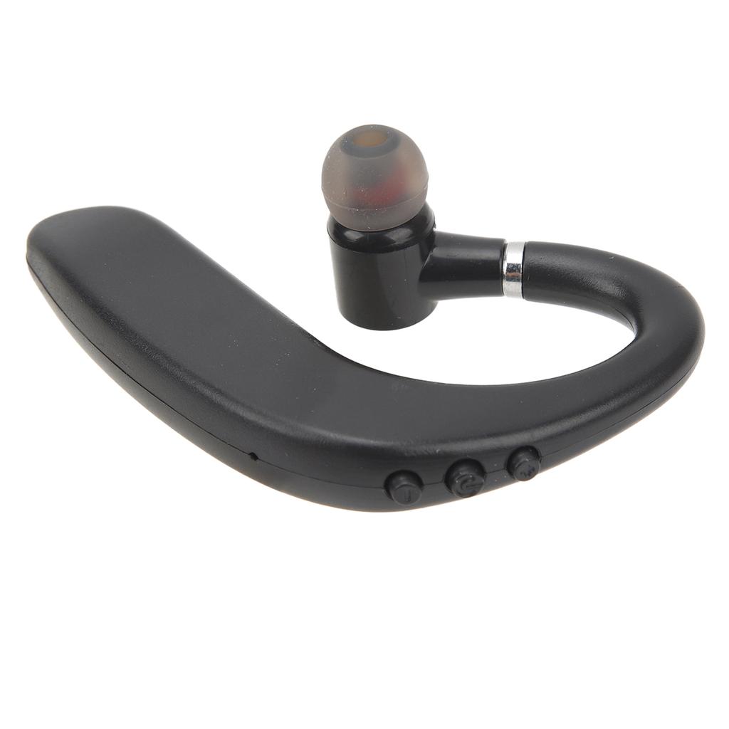 Headset Wireless Single Ear Earpiece Low Latency Hands Earphone with USB Charging Cable for Driving Running