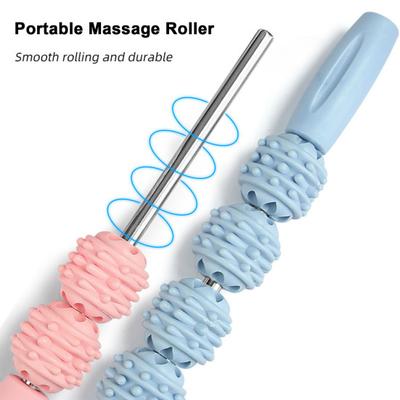Massage-Rolle Muskelkater Schmerzlinderung Tiefengewebe-Entspannung Physiotherapie Hand Taille Bein Arm Bauch Rücken Ganzkörper-Rolle
